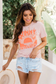 Sunny Days Ahead Graphic Heather Peach Tee